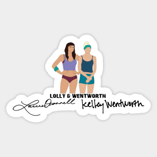 Lolly & Wentworth Graphic 2 Signature Crew neck (white lettering) Sticker